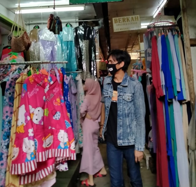 Kondisi di Pasar Sudirman Pontianak, Sabtu (23/5). Foto: Lydia Salsabilla/Hi!Pontianak