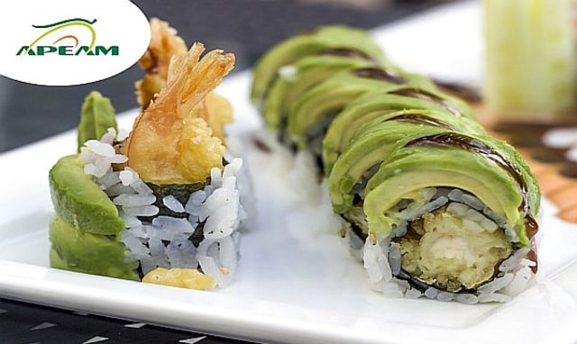 Sushi alpukat. Foto: banderasnews.com