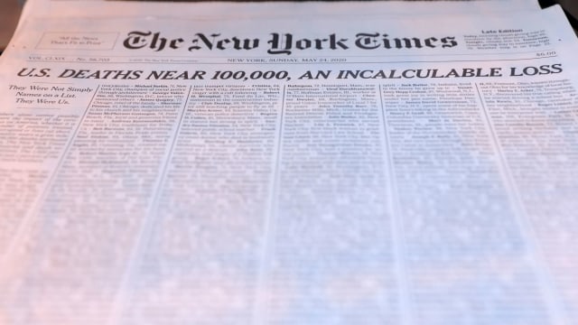 Cover The New York Times 