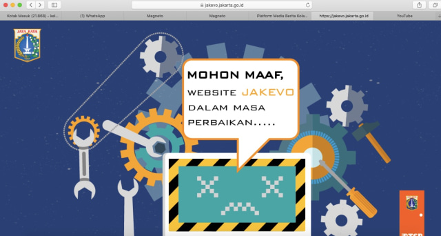 Situs Pengajuan SIKM Jakarta Kembali Eror, Ada Penyesuaian Sistem ...