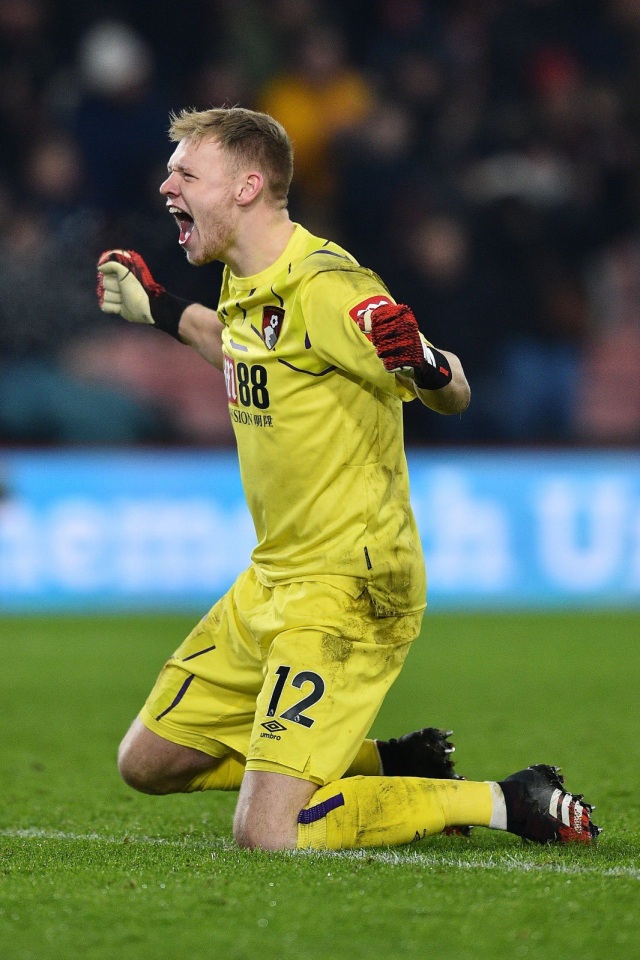Kiper AFC Bournemouth, Aaron Ramsdale. Foto: Twitter @AaronRamsdale98