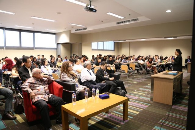 Suasana sebuah seminar di Universitas Prasetiya Mulya - IST