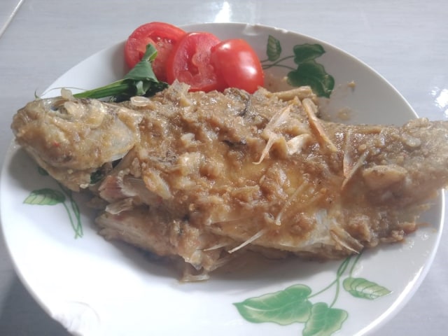 Ikan lampam kerutup khas Jambi. (Foto: Jambikita)