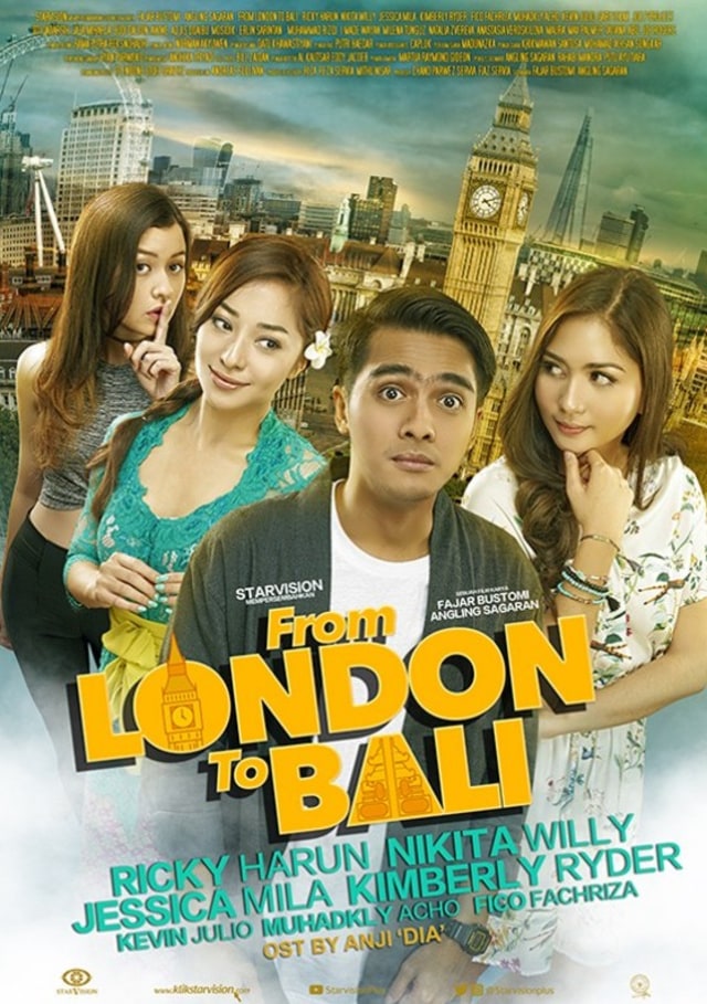 Poster Film From London to Bali. Dok: Starvision