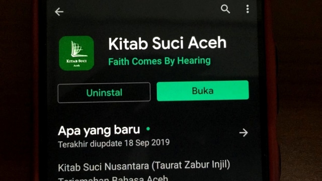 Geger Kitab Suci Aceh di Play Store, Pemprov Aceh Protes ke Google (39504)