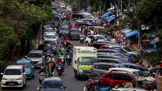 Foto Jakarta Masih Psbb Pasar Gembrong Padat Pengunjung