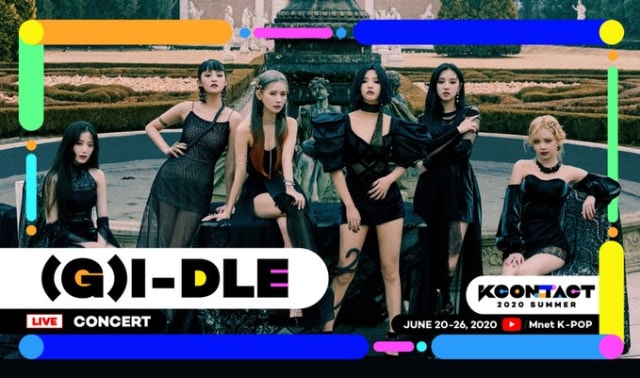 (G)I-DLE siap tampil di konser online KCON:TACT 2020 Summer. Foto: Twitter/KCON_Global