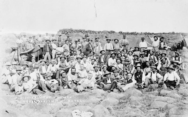Komando Fieldcornet Thring dalam Perang Boer, dekat Ladysmith, Natal, Afrika Selatan, 1900. Dok: Wikimedia