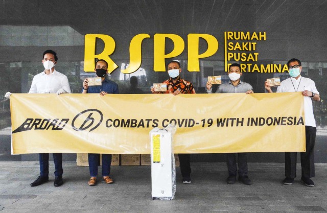 Manajemen BROAD Indonesia bertemu Pimpinan RSPP Jakarta untuk memberikan donasi teknologi dari BROAD.