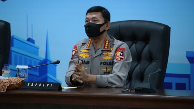 Kapolri Jenderal Idham Azis membuka Musrenbang Polri 2020 di Mabes Polri. Foto: Dok. Polri