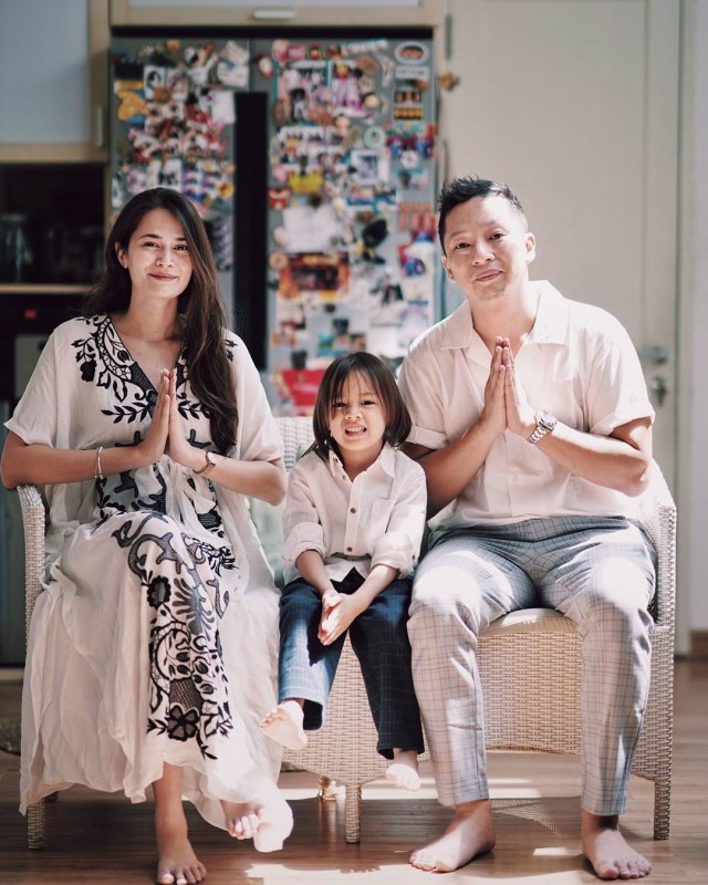 Ringgo Agus Rahman bersama keluarga. Foto: Instagram/ @sabaidieter