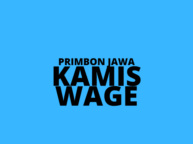 Primbon Jawa Kamis Wage. Dok: pixabay