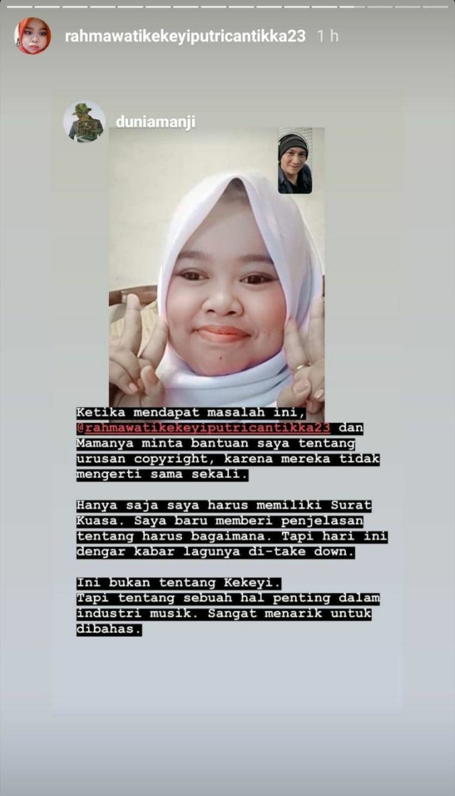 Lagu Kekeyi Hilang dari YouTube, Deretan Artis Ini Berikan Dukungan (86909)