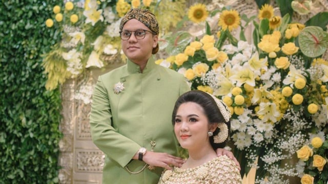 Acara tujuh bulanan kehamilan Tiara Pangestika, istri Arief Muhammad. Foto: Instagram @ariefmuhammad