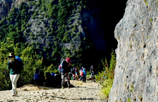 Menikmati Pendakian Gunung Papandayan di Garut (10538)