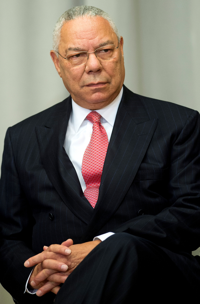 Menteri Luar Negeri AS ke-65, Colin Powell. Foto: JIM WATSON/AFP