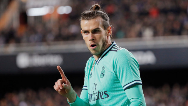 Gareth Bale di laga kontra Valencia, Senin (16/12/2019) dini hari WIB. Foto: REUTERS/Susana Vera
