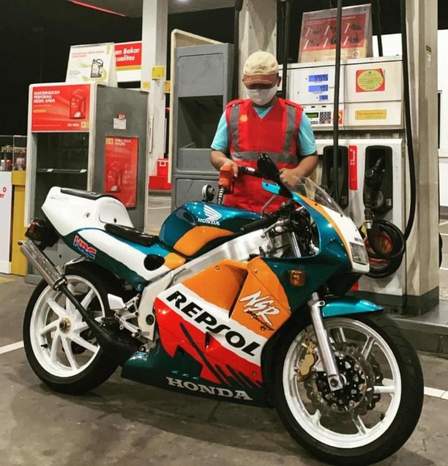 small petrol bike