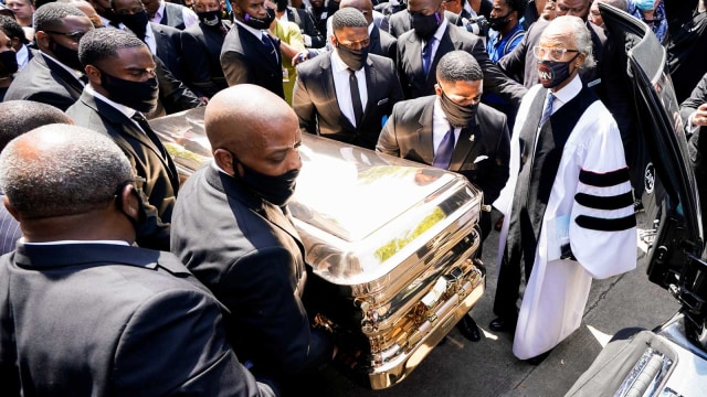 Pemakaman George Floyd. Foto: David J. Phillip/Pool via REUTERS
