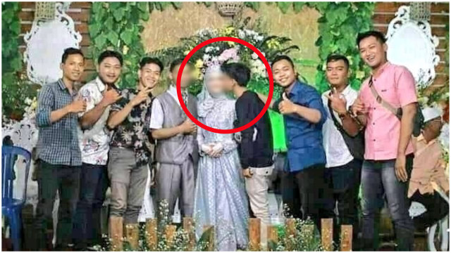 Kacau, Disuruh Gaya Bebas Tamu di Pernikahan Malah Cium Mempelai Perempuan (496053)