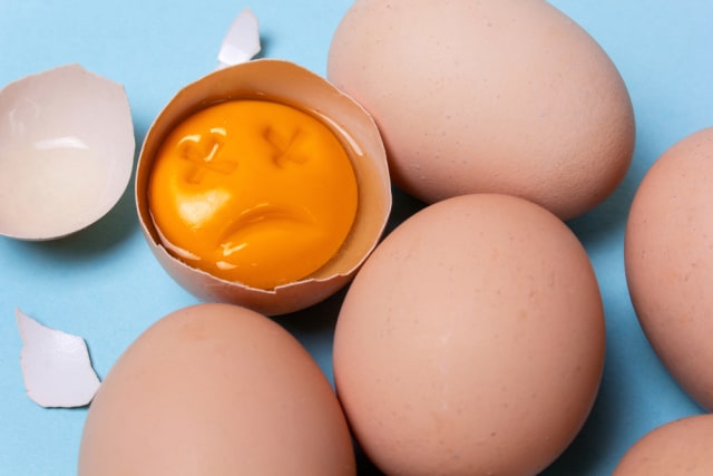 Ilustrasi telur busuk Foto: dok.Shutterstock