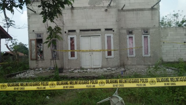 Rumah tempat ayah bunuh dua anaknya di Tangerang, Banten. Foto: Istimewa