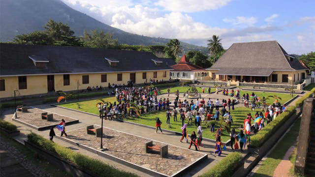 Benteng Oranje, Ternate. Foto: Faris Bobero/cermat