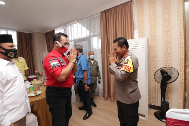 Ketua DPD PDI Perjuangan menemui Kapolda Kepri