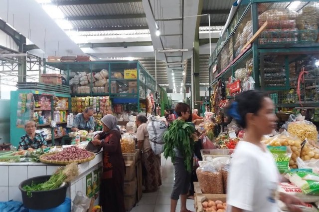 Suasana Pasar Kranggan di Yogyakarta. Foto: Muh. Iskandar.