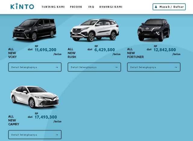 TAF Rambah Bisnis Sewa Mobil, Tarifnya Mulai dari Rp 4 Jutaan per Bulan (1301345)