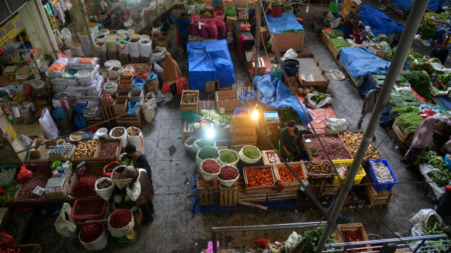 Ilustrasi suasana pasar tradisional. Foto: ANTARA Foto.