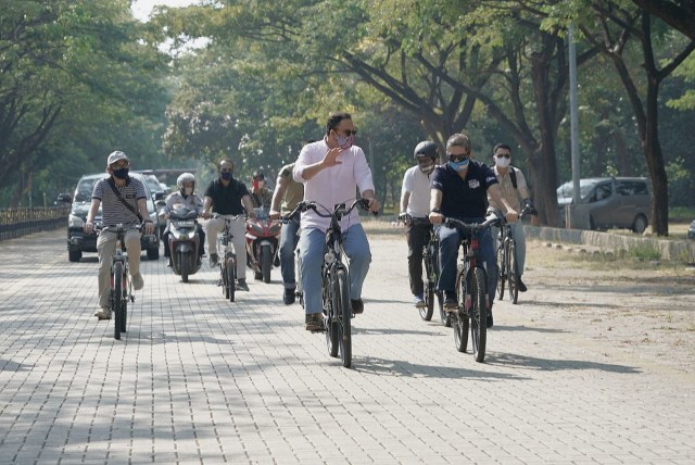 Gubernur DKI Jakarta Anies Baswedan cek kesiapan pembukaan Ancol. Foto: Pemprov DKI Jakarta