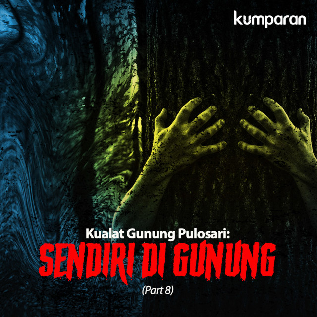 Ilustrasi cerita horor Kualat Gunung Pulosari Foto: Masayu Antarnusa/kumparan