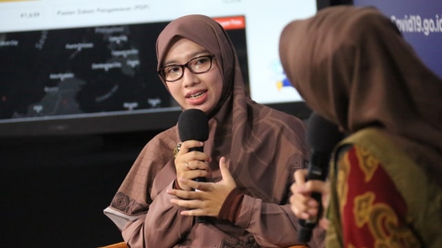 Dewi Nur Aisyah, Tim Pakar Gugus Tugas COVID-19. Foto: BNPB
