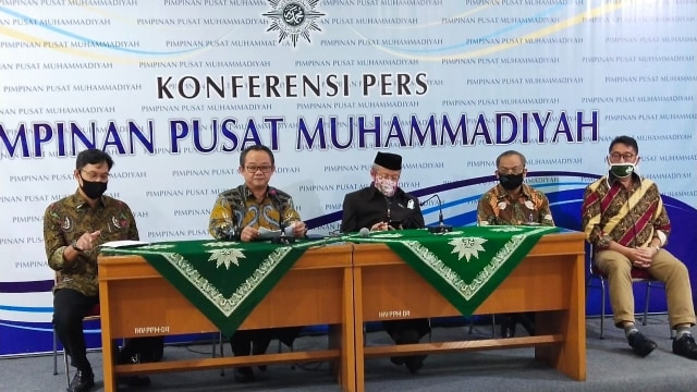 Jumpa pers PP Muhammadiyah menyikapi RUU HIP. Foto: Muhammadiyah