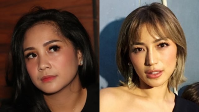 Nagita Slavina dan Jessica Iskandar. Foto: Munady Widjaja dan Giovanni/kumparan