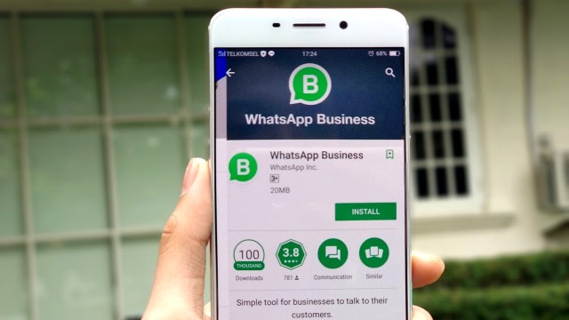 Aplikasi WhatsApp Business. Foto: Jofie Yordan/kumparan