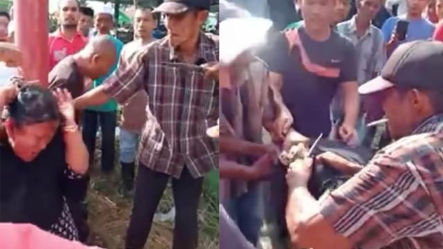 Viral, Diduga Mencuri, Perempuan di Aceh Dipotong Rambut Pakai Pisau Oleh Warga (2532)