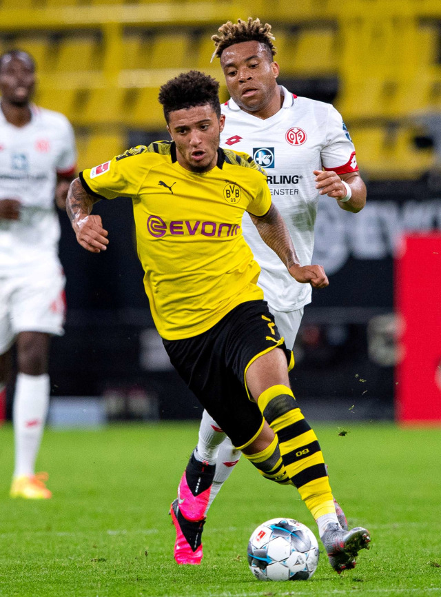 Pertandingan antara Dortmund melawan Mainz. Foto: Guido Kirchner/Pool via REUTERS