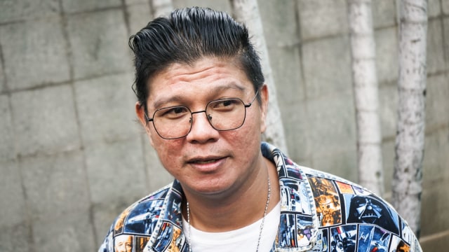 Penyanyi Andika Mahesa saat ditemui di kawasan Tendean, Jakarta, Rabu, (17/6/2020). Foto: Ronny