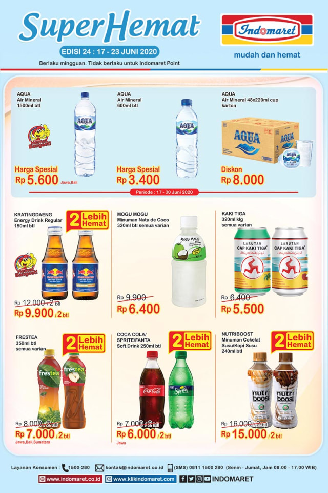 Promo Indomaret Super Hemat Periode 17-23 Juni 2020, Harga ...