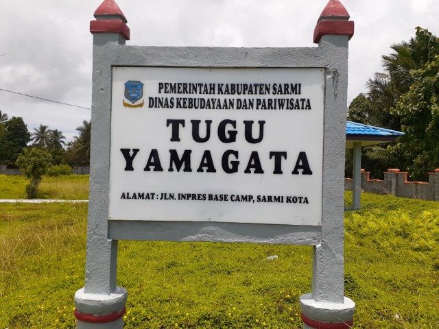 Tugu Yamagata di Sarmi. (Dok Hari Suroto)