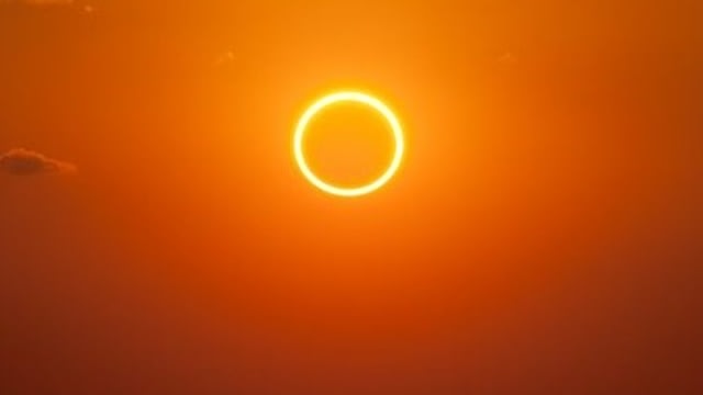 Ilustrasi Gerhana Matahari Cincin. Foto: Kevin Baird via Wikimedia Commons (CC BY-SA 3.0)