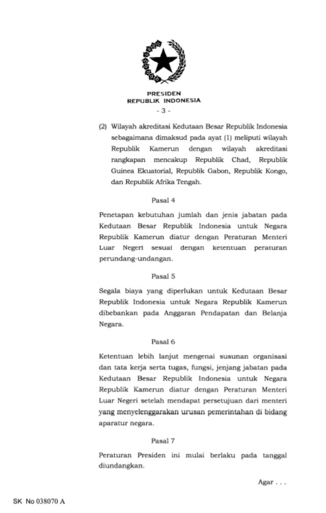 Indonesia Buka Kedutaan di Kamerun (354857)
