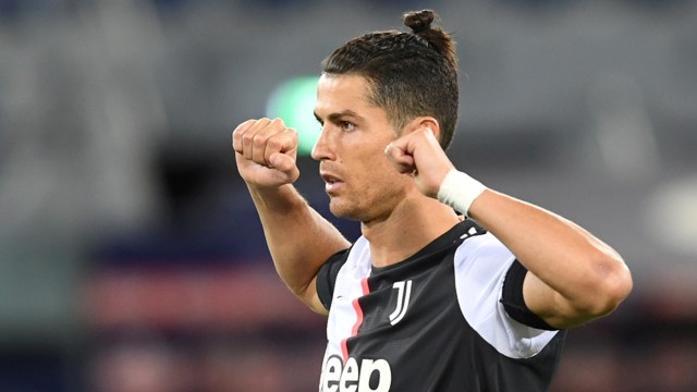Pemain Juventus Cristiano Ronaldo. Foto: Jennifer Lorenzini/REUTERS