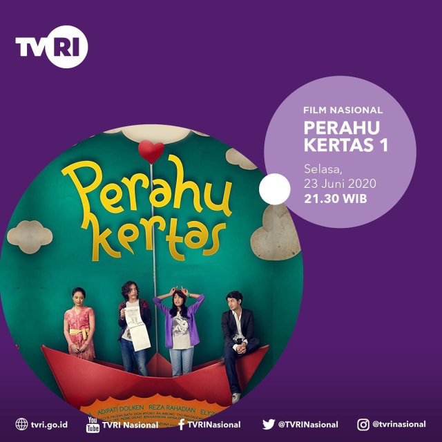 Sinopsis Perahu Kertas Tayang Di Tvri Malam Ini Kumparan Com