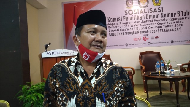 ﻿﻿﻿Ketua KPU Kabupaten Karimun, Kepulauan Riau, Eko Purwandoko. Foto : Khairul S/Kepripedia.com