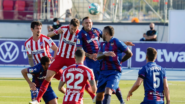 Para pemain Atletico Madrid Foto: JOSE JORDAN/AFP