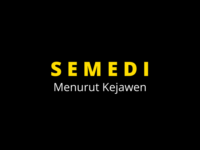 Jenis semedi menurut kejawen. Dok: pribadi