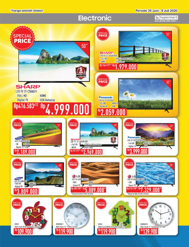 Katalog Promo Hypermart 25 Juni-8 Juli, Penawaran Menarik dengan Harga Spesial (210311)